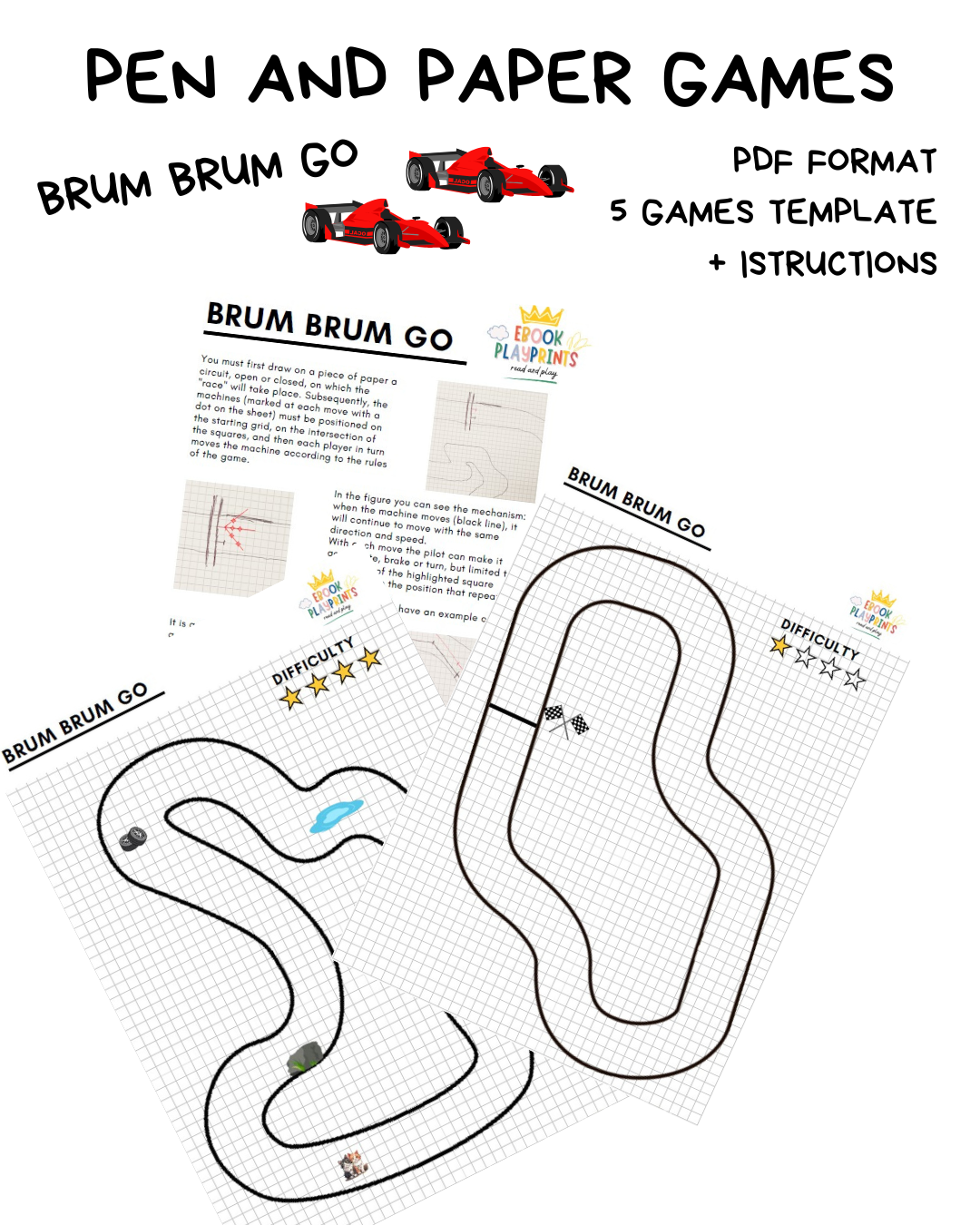 Pen and paper games printable - MEGAPACK COLLECTION 15 GAMES