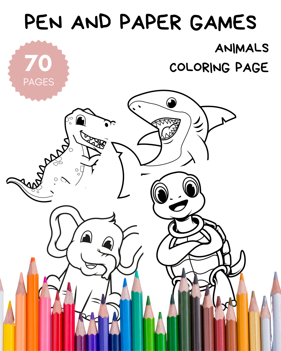 MEGAPACK coloring books for children
