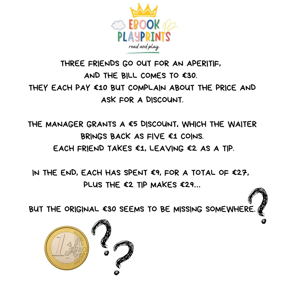 💡 The Mystery of the Missing Euro: a Logic Puzzle to Train Your Brain