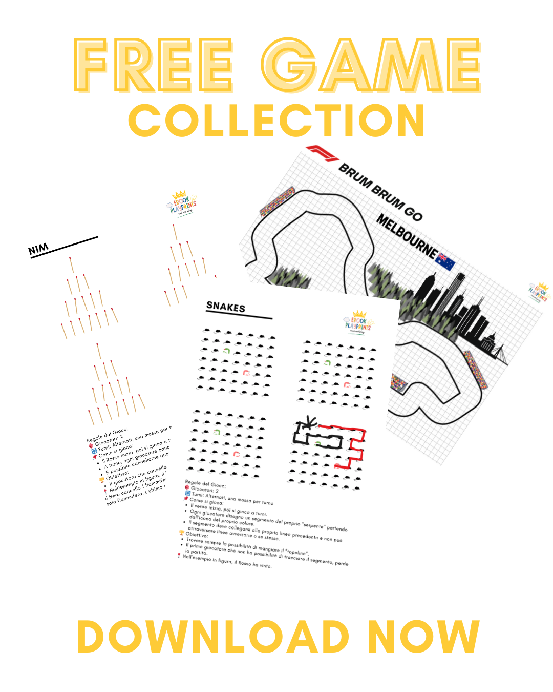 Paper Mini Games Printable Pen and Paper Games | PlayPrintsGame