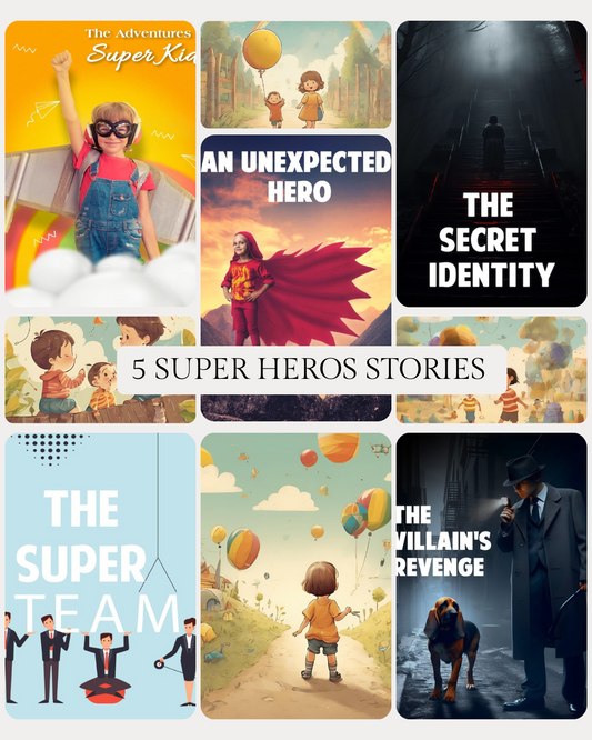 SUPER HEROS STORIES Childrens Ebooks