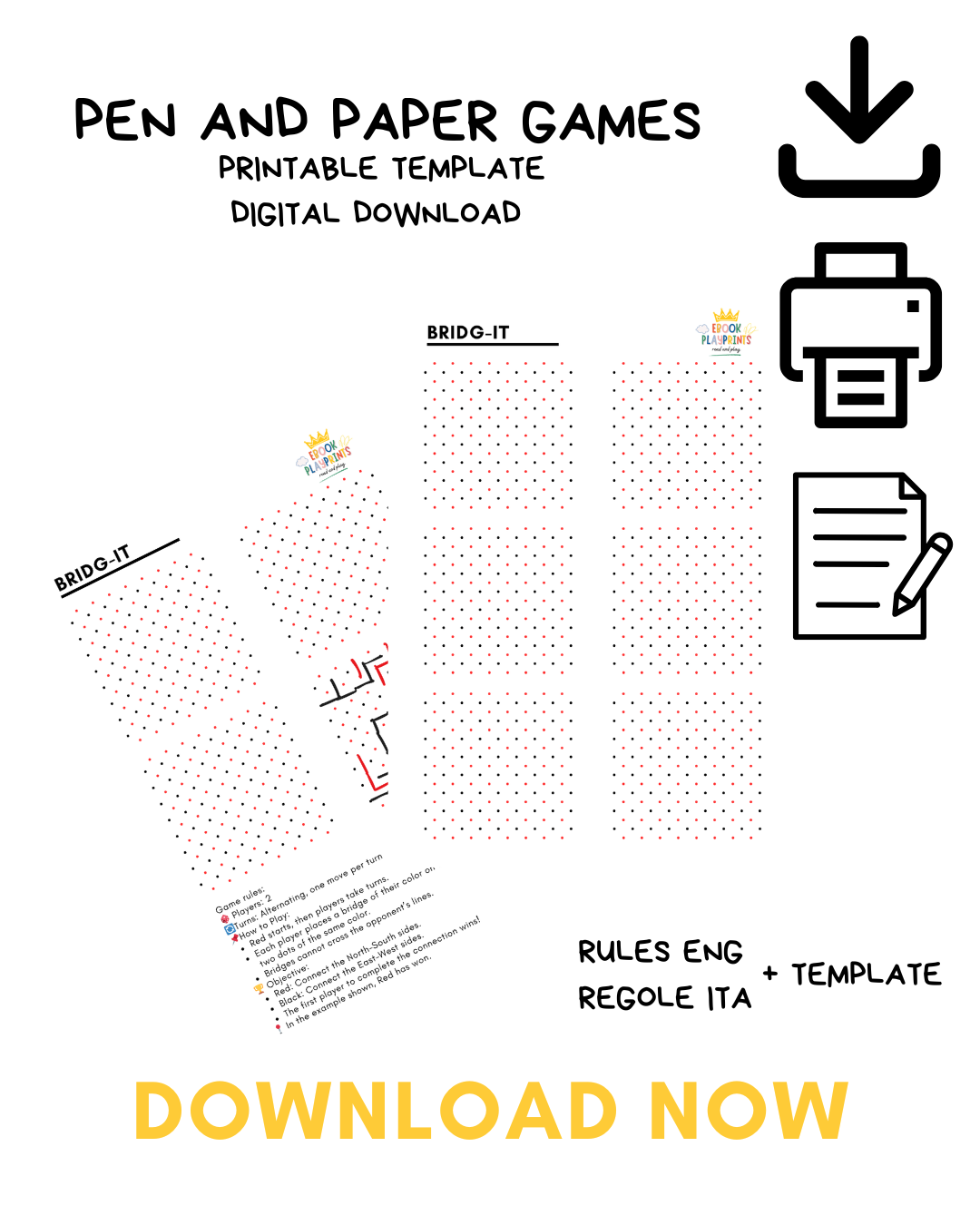 BRIDG-IT - Pen & Paper Classic