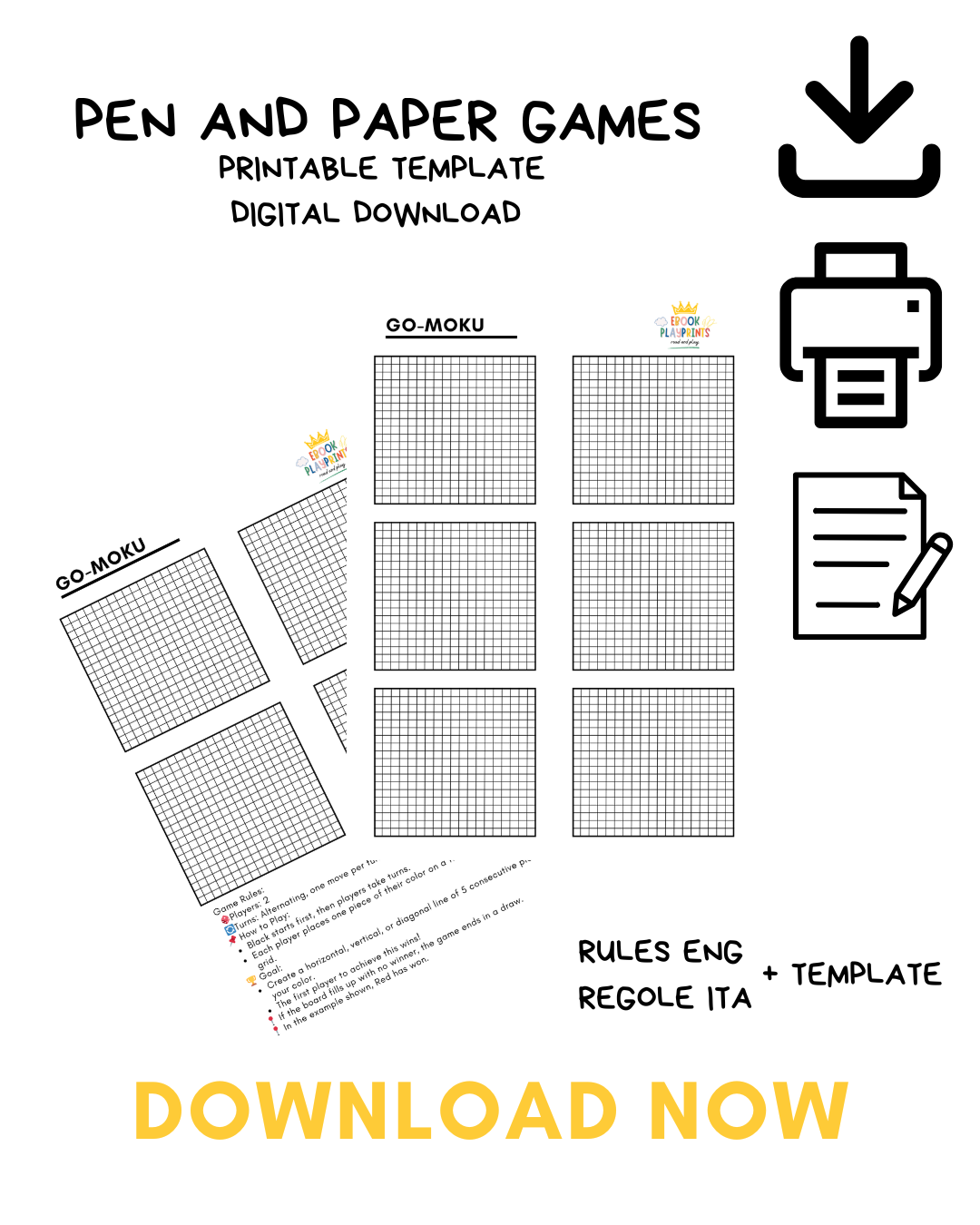 GO-MOKU - Pen & Paper Classic