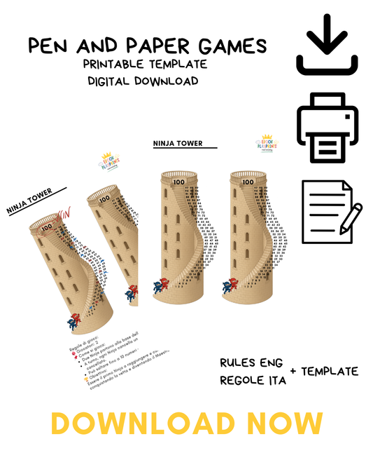 NINJA TOWER - Pen & Paper Classic