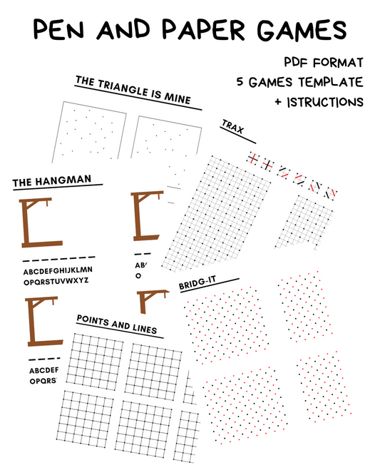 Pen and paper games printable - COLLECTION START