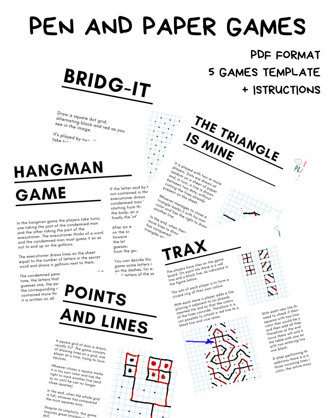 Pen and paper games printable - COLLECTION START